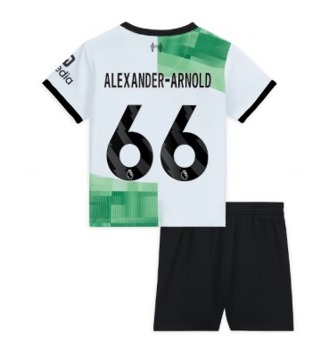 Liverpool Alexander-Arnold #66 Replika Babytøj Udebanesæt Børn 2023-24 Kortærmet (+ Korte bukser)